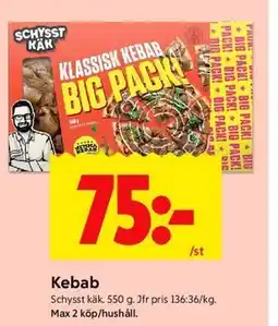 ICA Kvantum Kebab erbjuda