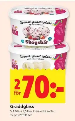 ICA Kvantum Gräddglass erbjuda