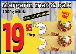 Supergrossen Margarin mat & bak erbjuda