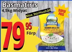 Supergrossen Basmatiris erbjuda