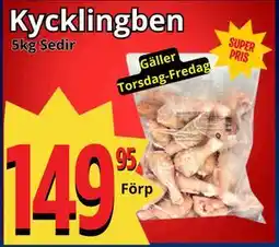 Supergrossen Kycklingben erbjuda