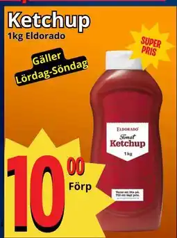 Supergrossen Ketchup erbjuda