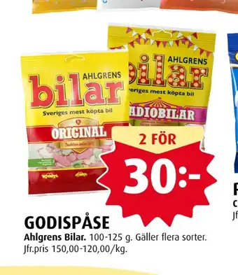 Ahlgrens Bilar Godispåsar