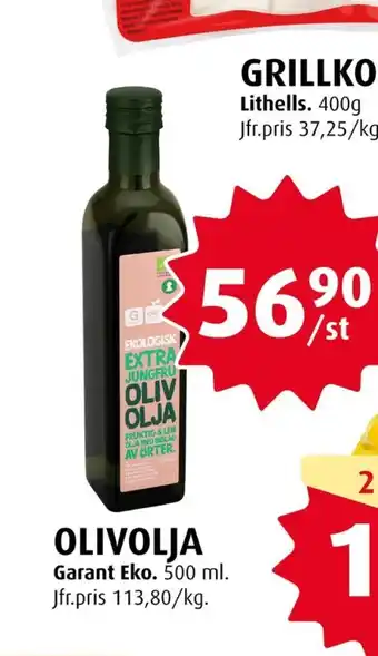 Handlar'n Garant Olivolja erbjuda