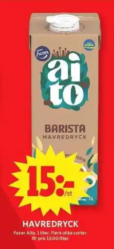 ICA Maxi FAZER Havredryck erbjuda