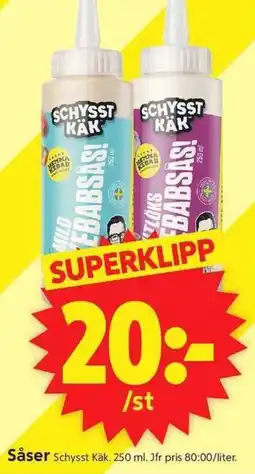ICA Supermarket SCHYSST KÄK Såser erbjuda