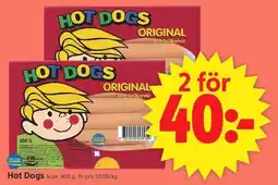 ICA Supermarket SCAN Hot dogs erbjuda