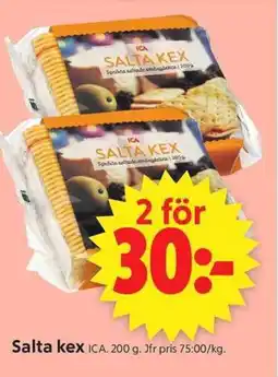 ICA Supermarket ICA Salta kex erbjuda