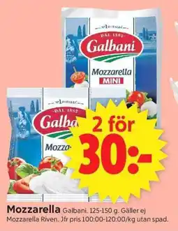 ICA Supermarket GALBANI Mozzarella erbjuda