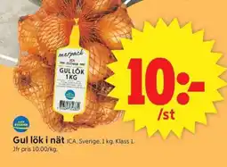 ICA Supermarket ICA Gul lök i nät erbjuda
