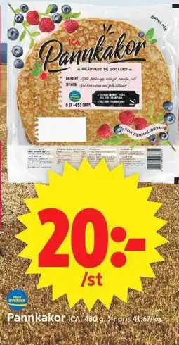 ICA Supermarket ICA Pannkakor erbjuda