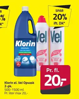 Fleggaard Klorin el. vel opvask 2-pk. erbjuda