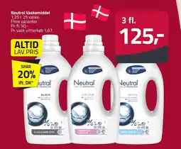Fleggaard NEUTRAL Vaskemiddel erbjuda