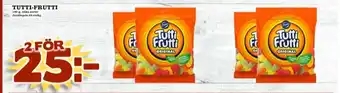Matdax Tutti Frutti Godispåsar erbjuda