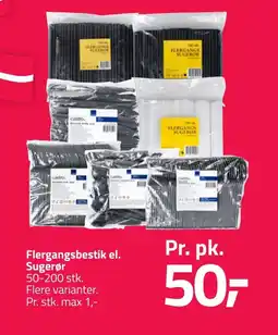 Fleggaard Flergangsbestik el. sugerør erbjuda