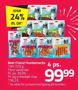 Fleggaard BEST FRIEND Hundesnacks erbjuda