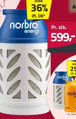 Fleggaard Letvægtsgasflaske inkl. gas erbjuda