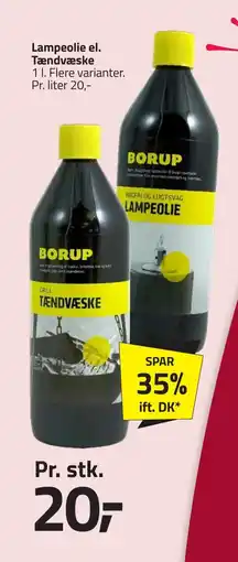 Fleggaard Lampeolie el. tændvæske erbjuda