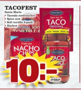 Matdax Santa Maria Tortillas erbjuda