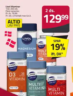 Fleggaard LIVOL Vitaminer erbjuda