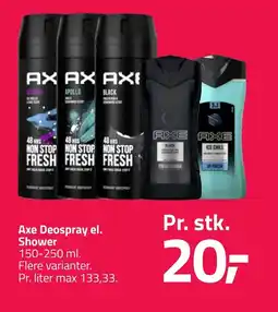 Fleggaard AXE Deospray el. shower erbjuda