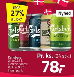 Fleggaard Carlsberg erbjuda
