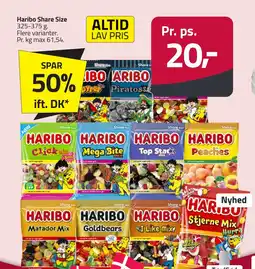 Fleggaard HARIBO Share size erbjuda