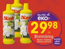 EKO Blomnäring erbjuda