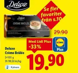 Lidl DELUXE Crème brûlée erbjuda