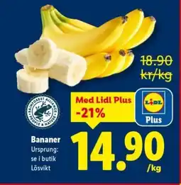Lidl Bananer erbjuda