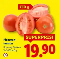 Lidl Plommon- tomater erbjuda