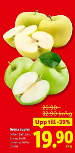 Lidl Gröna äpplen erbjuda