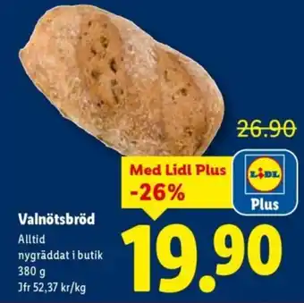 Lidl Valnötsbröd erbjuda