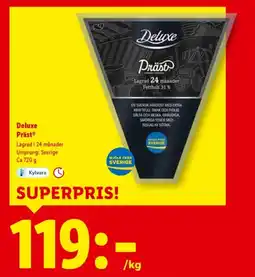 Lidl DELUXE Präst erbjuda