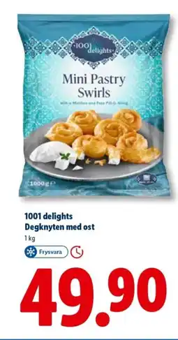 Lidl 1001 delights degknyten med ost erbjuda