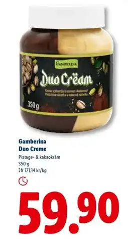 Lidl GAMBERINA Duo creme erbjuda