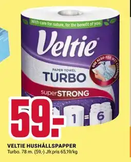 ÖoB VELTIE HUSHÅLLSPAPPER erbjuda