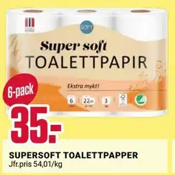 ÖoB SUPERSOFT TOALETTPAPPER erbjuda