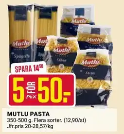 ÖoB MUTLU PASTA erbjuda