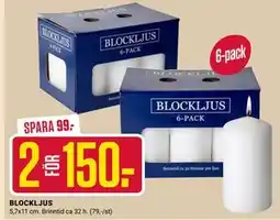 ÖoB BLOCKLJUS erbjuda