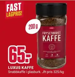 ÖoB LUXUS KAFFE erbjuda