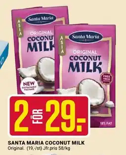 ÖoB SANTA MARIA COCONUT MILK erbjuda