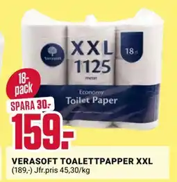ÖoB VERASOFT TOALETTPAPPER XXL erbjuda