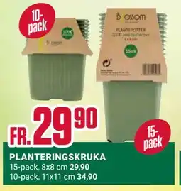 ÖoB PLANTERINGSKRUKA erbjuda