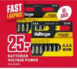 ÖoB BATTERIER VOLTAGE POWER erbjuda