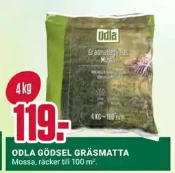 ÖoB ODLA GÖDSEL GRÄSMATTA erbjuda