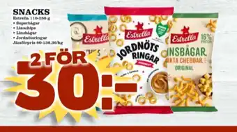 Matdax Estrella Jordnötsringar erbjuda