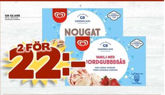 Matdax GB Glace Gräddglass erbjuda