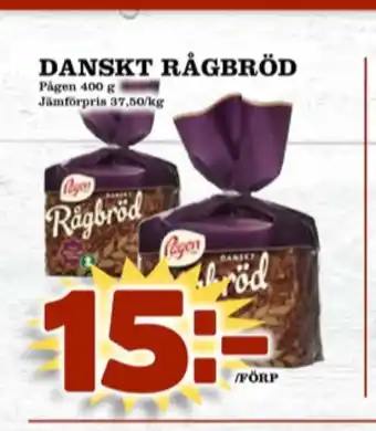 Matdax Pågen Rågbröd Rågbröd erbjuda