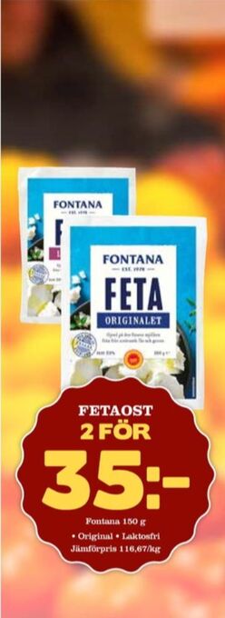 Matdax Fontana Fetaost erbjuda